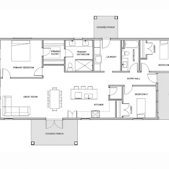 Model 1 floor plan