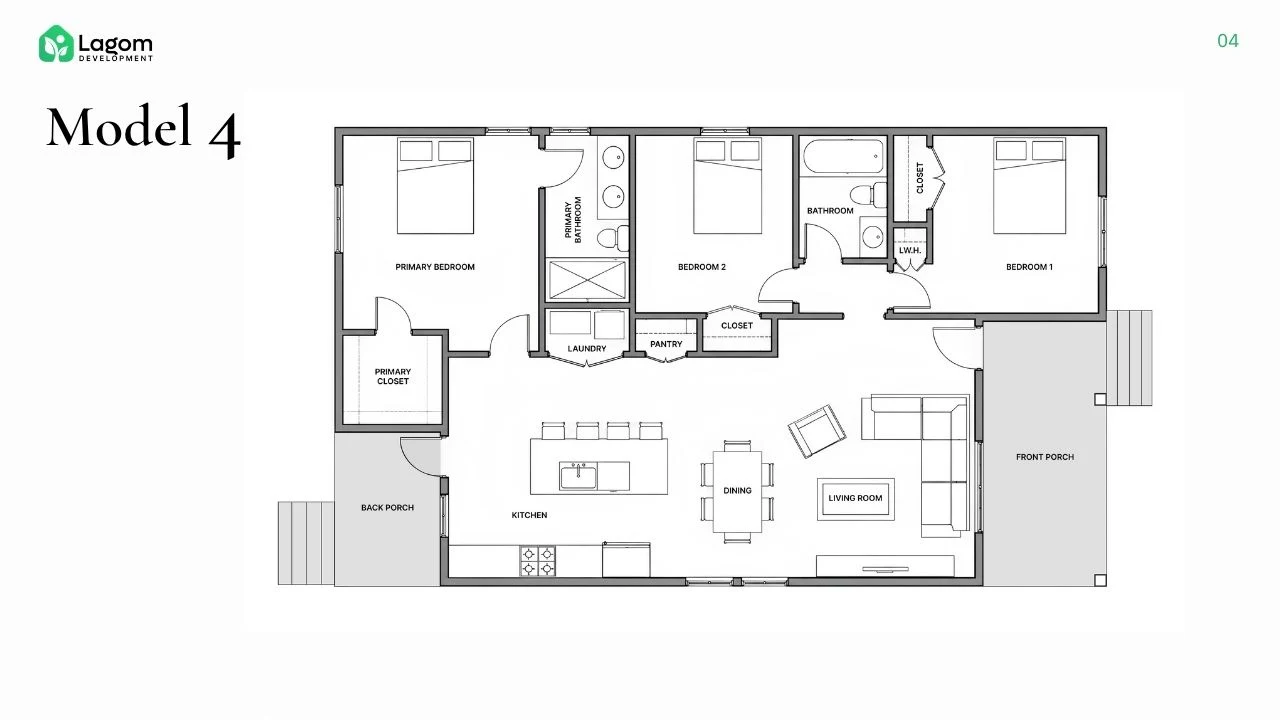 Model 4 floor plan